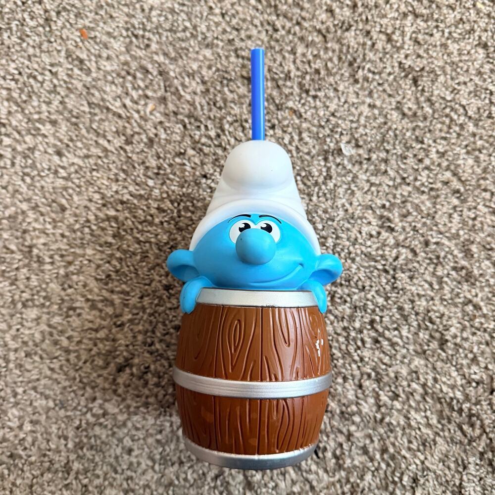 Smurfs 2025 Movie Barrel Bottle Cup 22 Oz-Cinema Theatre Exclusive